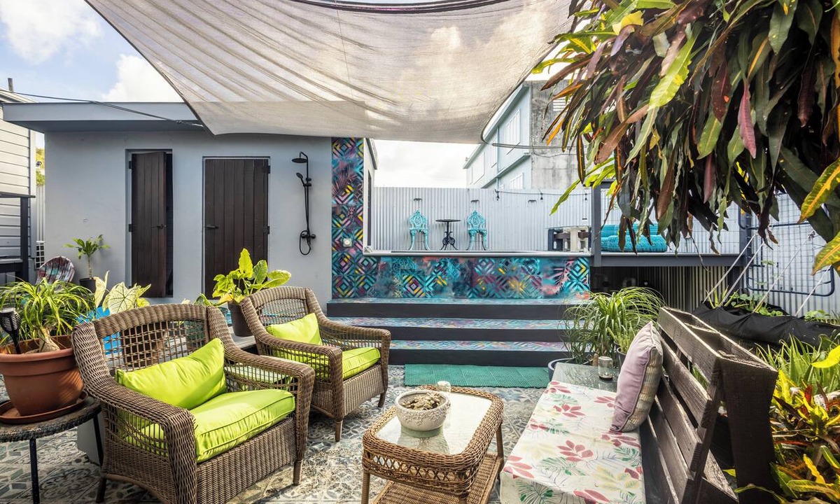 Estate East Street Apartment | 2 bd w/Jetted Plunge Pool + Magical Courtyard Downtown Christiansted