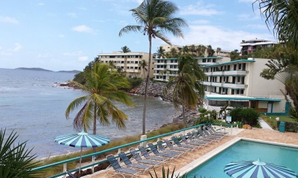 Estate Bolongo Condo | Panoramic Views await you at our studio ocean front Studio on Bolongo Bay.VI