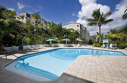 Red Hook Condo | Lovely gated Condo with pool and restaurant on the compound!