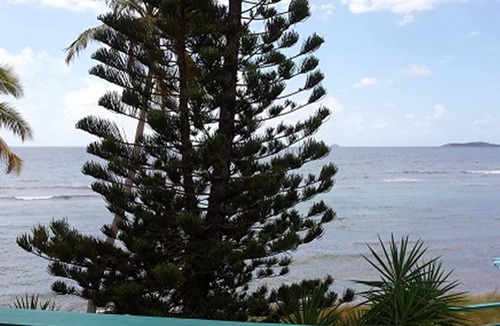 Estate Bolongo Condo | Panoramic Views await you at our studio ocean front Studio on Bolongo Bay.VI