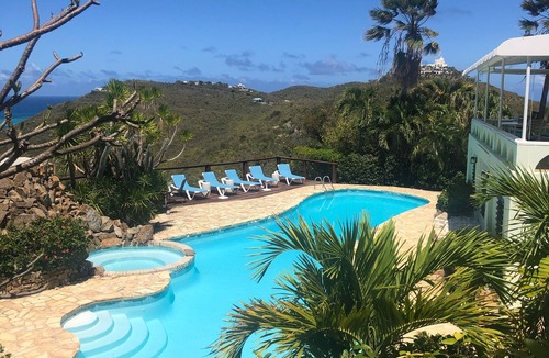 Estate South Slob House | Villa Golden Blue - Private villa with spectacular, 270* Caribbean Sea views