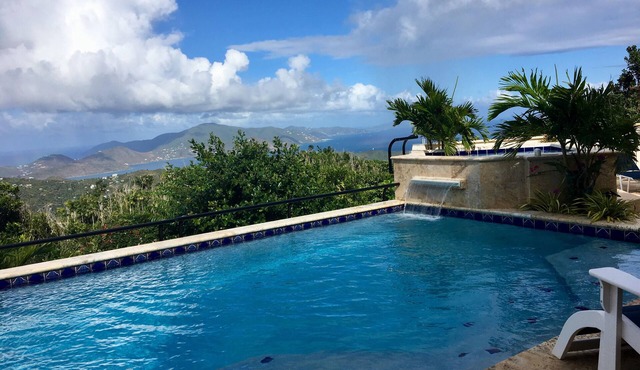 Alta Vista is beautiful w private pool incredible views ACs & backup generator in Cruz Bay