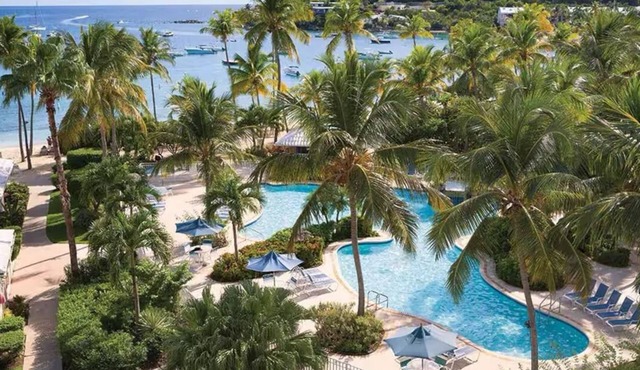 Bayside Retreat - Walk to Cowpet Beach, Pool w/Grotto, Oceanview! in St Thomas