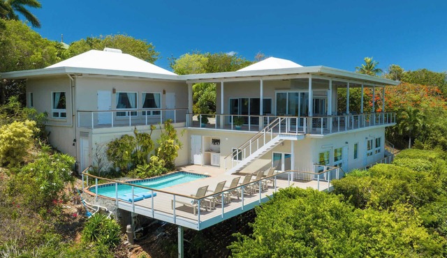 Maria Breeze Villa | Stunning Views | 5-BR | Pool in Cruz Bay