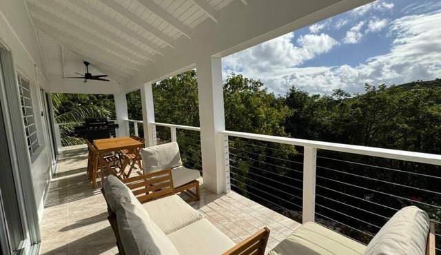 New Spacious 3/2 Top Floor Ocean Views & Balcony in St Thomas