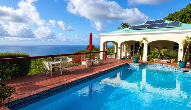 North Shore Oasis, Saltwater Pool & Panoramic Cane Bay Views! in Frederiksted