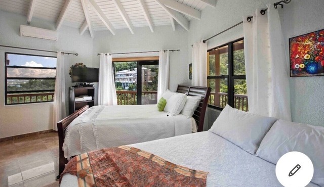 Ocean-View 3BR Villa for Families and Groups in St Thomas