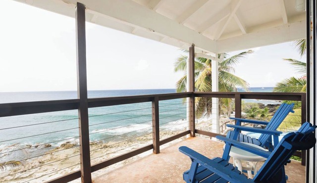 Oceanfront - Hear the Ocean Waves - Pool - Walk to Cane Bay Beach & Restaurants in Christiansted
