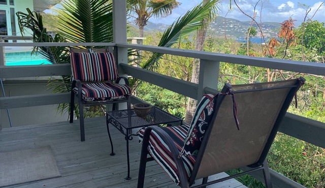 Panoramic ocean views , continuous trade winds in St Thomas