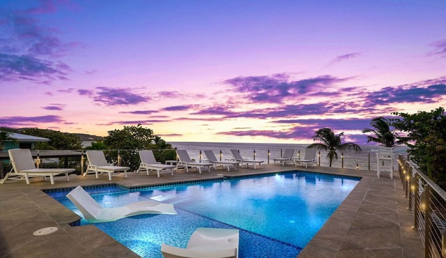 RamSea Pointe St. Croix Brand-New Luxury Waterfront Estate, Sleeps 10, Pool in Christiansted