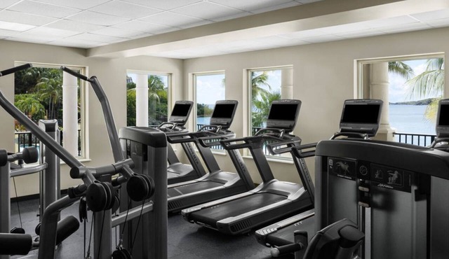 Resort with 2 bedrooms and 2 bathrooms AC , balcony, kitchen, fitness center in St Thomas