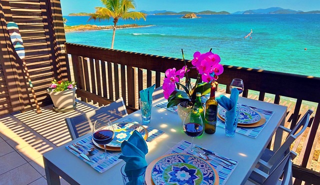 🌴 Sapphire Beachfront New Renovated Villa Perfect for Family WiFi ★ in St Thomas