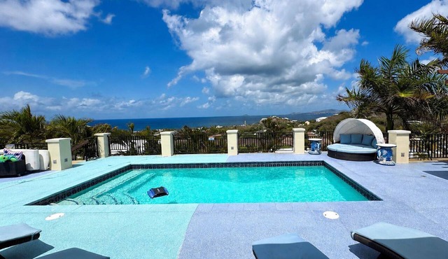 Summer Sale! Gorgeous Judith's Fancy villa-Private pool, generator, sea views. in Christiansted