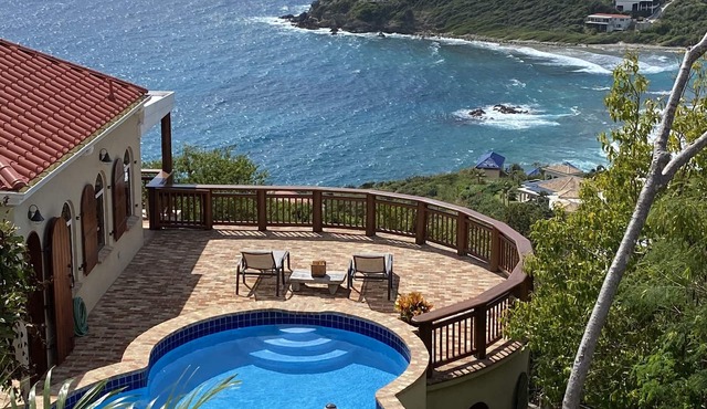 Villa DiCroce St John USVI has solar and Tesla wall batteries! in St John