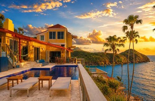 Estate Tabor and Harmony Villa | Spirit on the Water - Private, Infinity Pool, Ocean Front, 9 bedrooms
