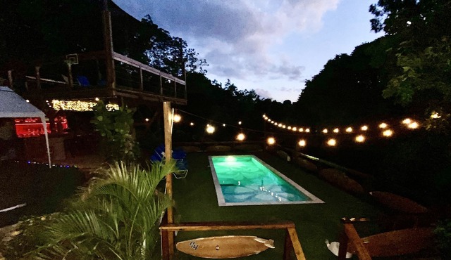 Turtle Cove 1 King Bed with Pool. Walk to Red Hook in St Thomas