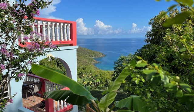 Tranquil Two Bedroom Retreat with Ocean Views! Family Friendly. in Charlotte Amalie West